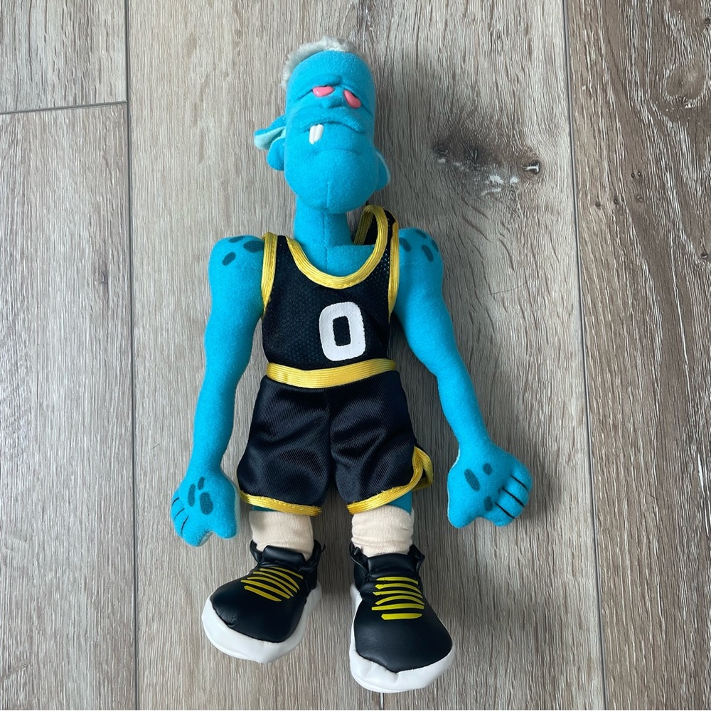 Rare 1996 Vintage Space Jam Blanko Monstars Plush Blanko Looney Tunes